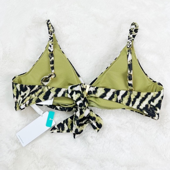 Seafolly Mandalay Twist Tie Front bikini Top - Picture 8 of 9